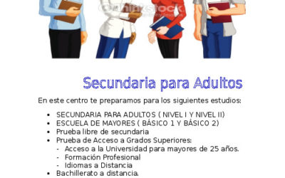 Secundaria para adultos