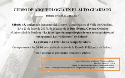 Curso de Arqueología en el Alto Guadiato