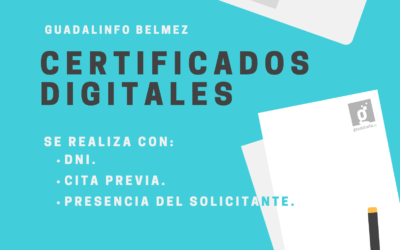 Certificados Digitales en Guadalinfo Belmez