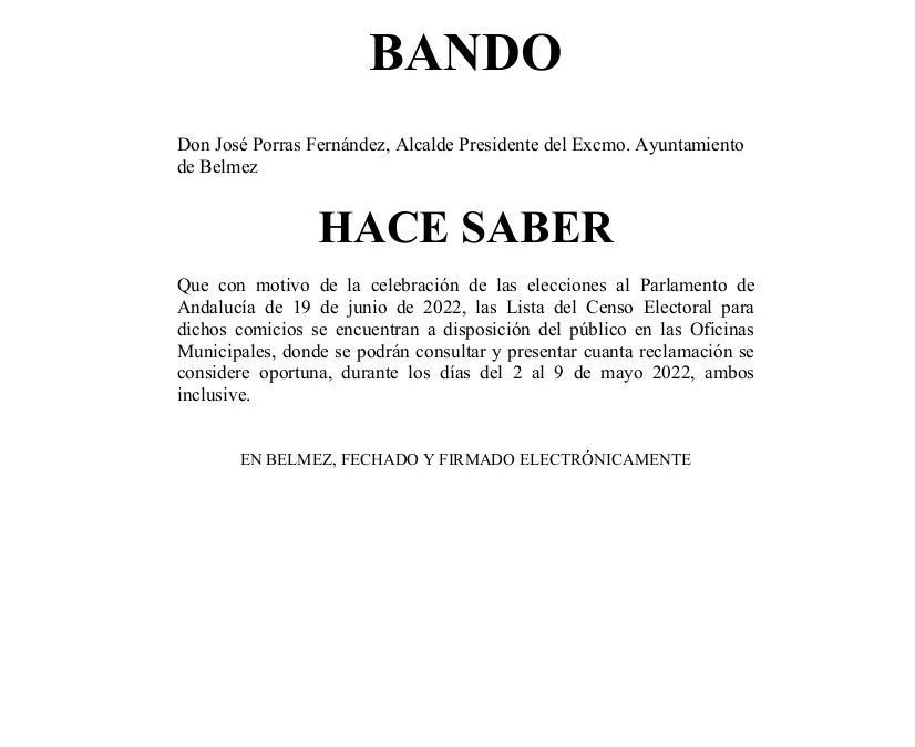 Elecciones al Parlamento de Andalucía