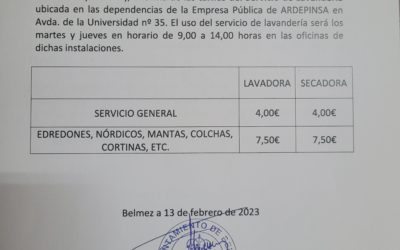 Servicio de lavandería