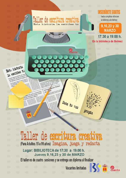 cartel taller escritura creatva