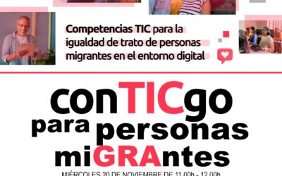 Taller conTICgo para personas miGRAntes